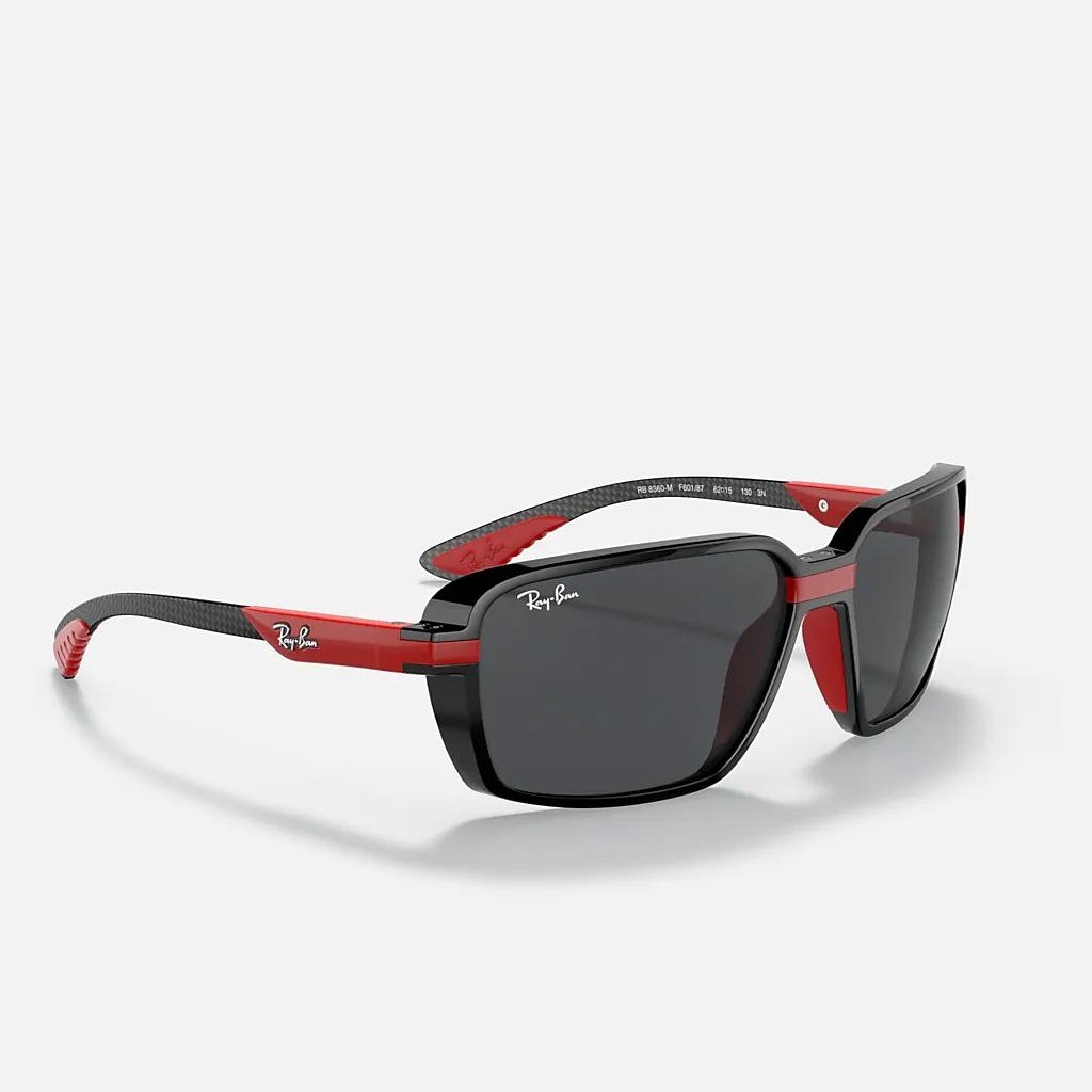 Kính Ray-Ban Rb8360M Scuderia Ferrari Collection Đen Nâu Sáng