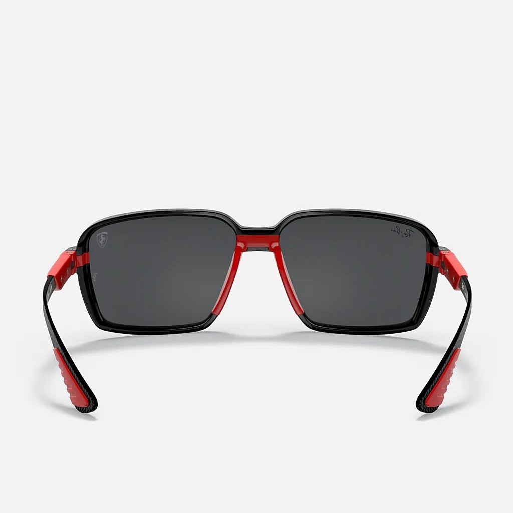 Kính Ray-Ban Rb8360M Scuderia Ferrari Collection Đen Nâu Sáng