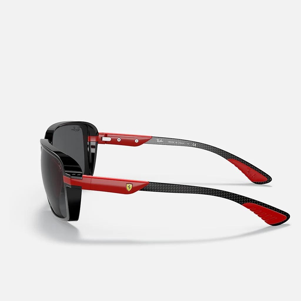 Kính Ray-Ban Rb8360M Scuderia Ferrari Collection Đen Nâu Sáng