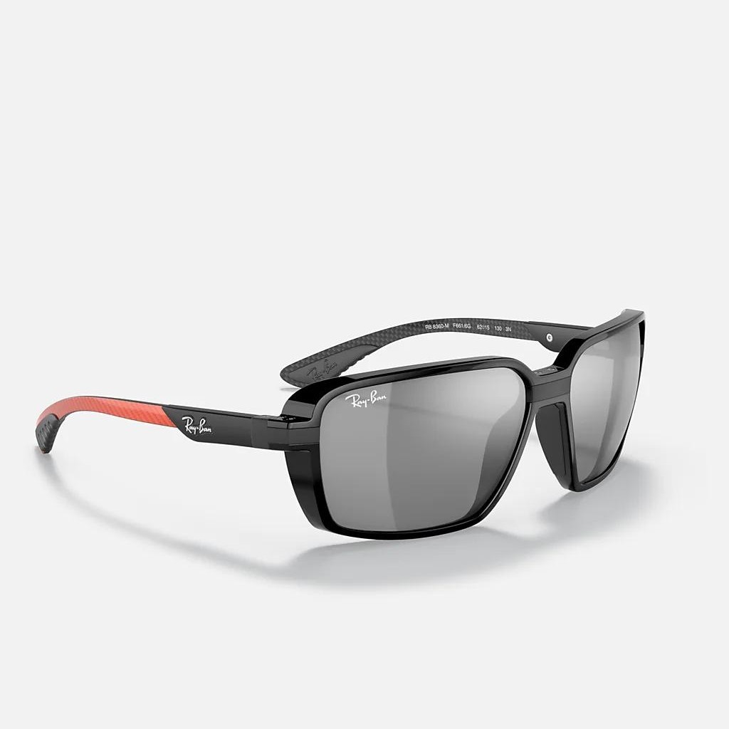 Kính Ray-Ban Rb8360M Scuderia Ferrari Collection Đen Xám