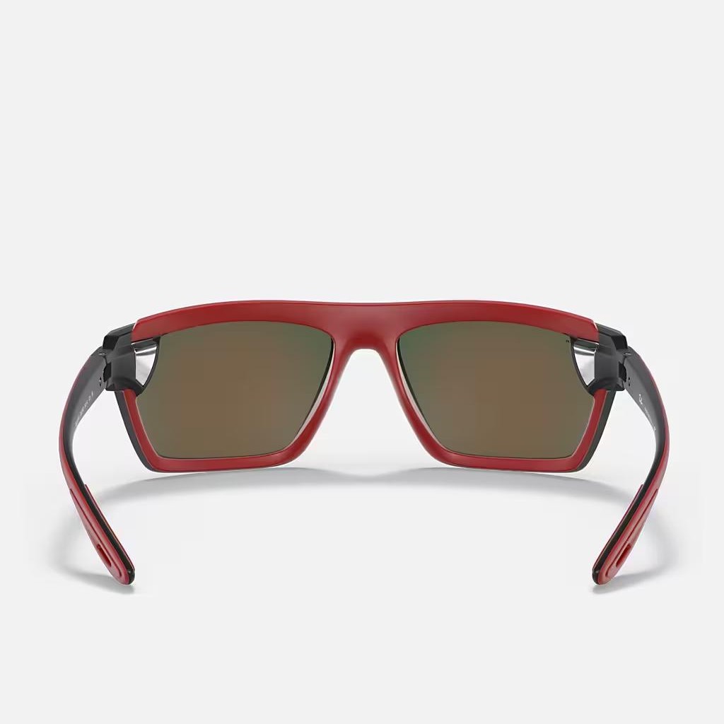 Kính Ray-Ban Rb4370M Scuderia Ferrari Collection Đen Nhám Đỏ