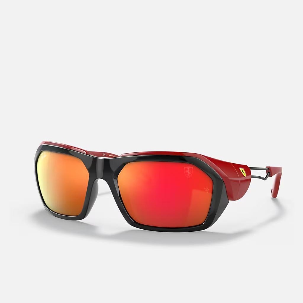 Kính Ray-Ban Rb4367M Scuderia Ferrari Collection Đen Đỏ