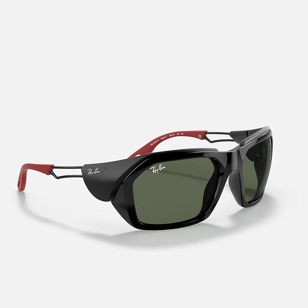 Kính Ray-Ban Rb4367M Scuderia Ferrari Collection Đen Xanh Lá