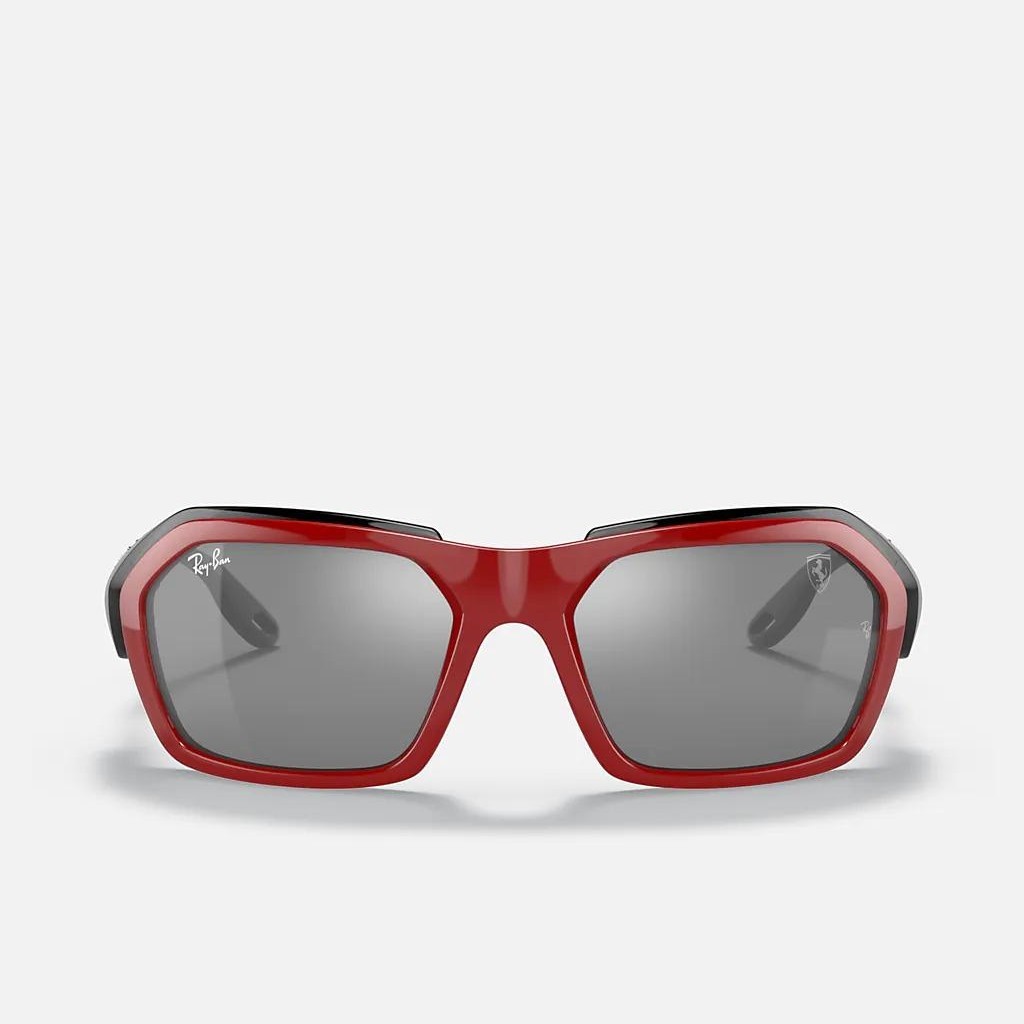 Kính Ray-Ban Rb4367M Scuderia Ferrari Collection Đỏ Xám