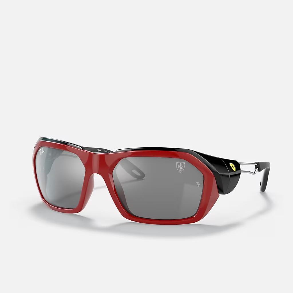 Kính Ray-Ban Rb4367M Scuderia Ferrari Collection Đỏ Xám