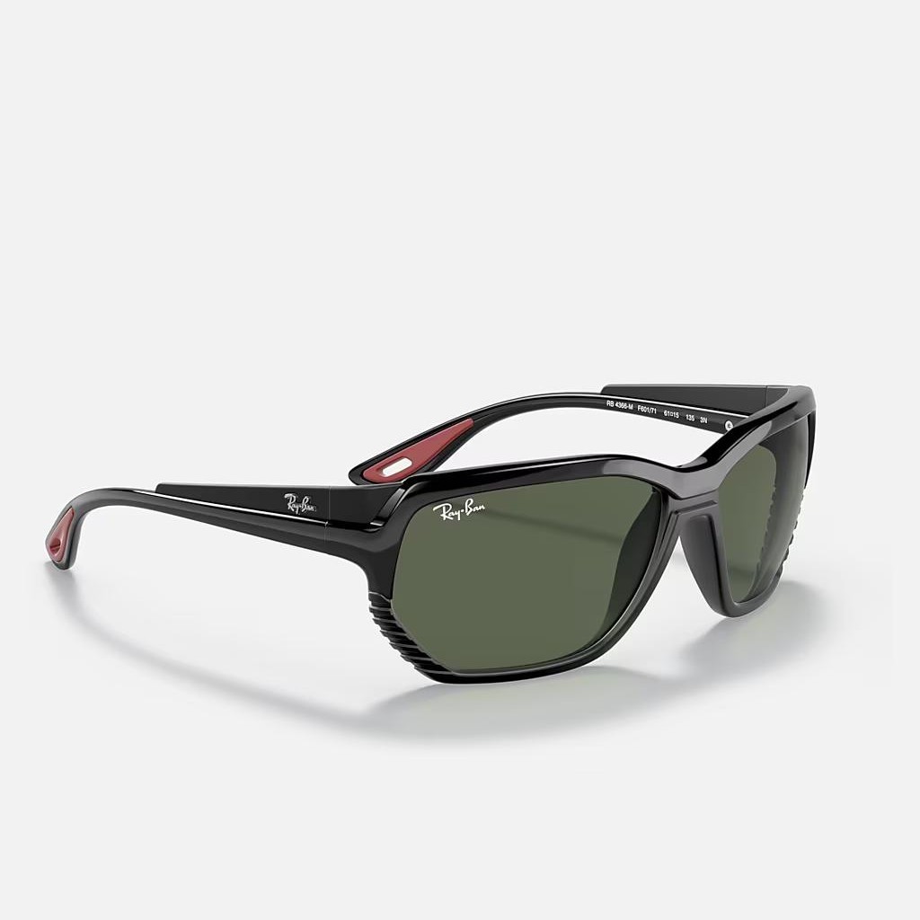 Kính Ray-Ban Rb4366M Scuderia Ferrari Collection Đen Xanh Lá