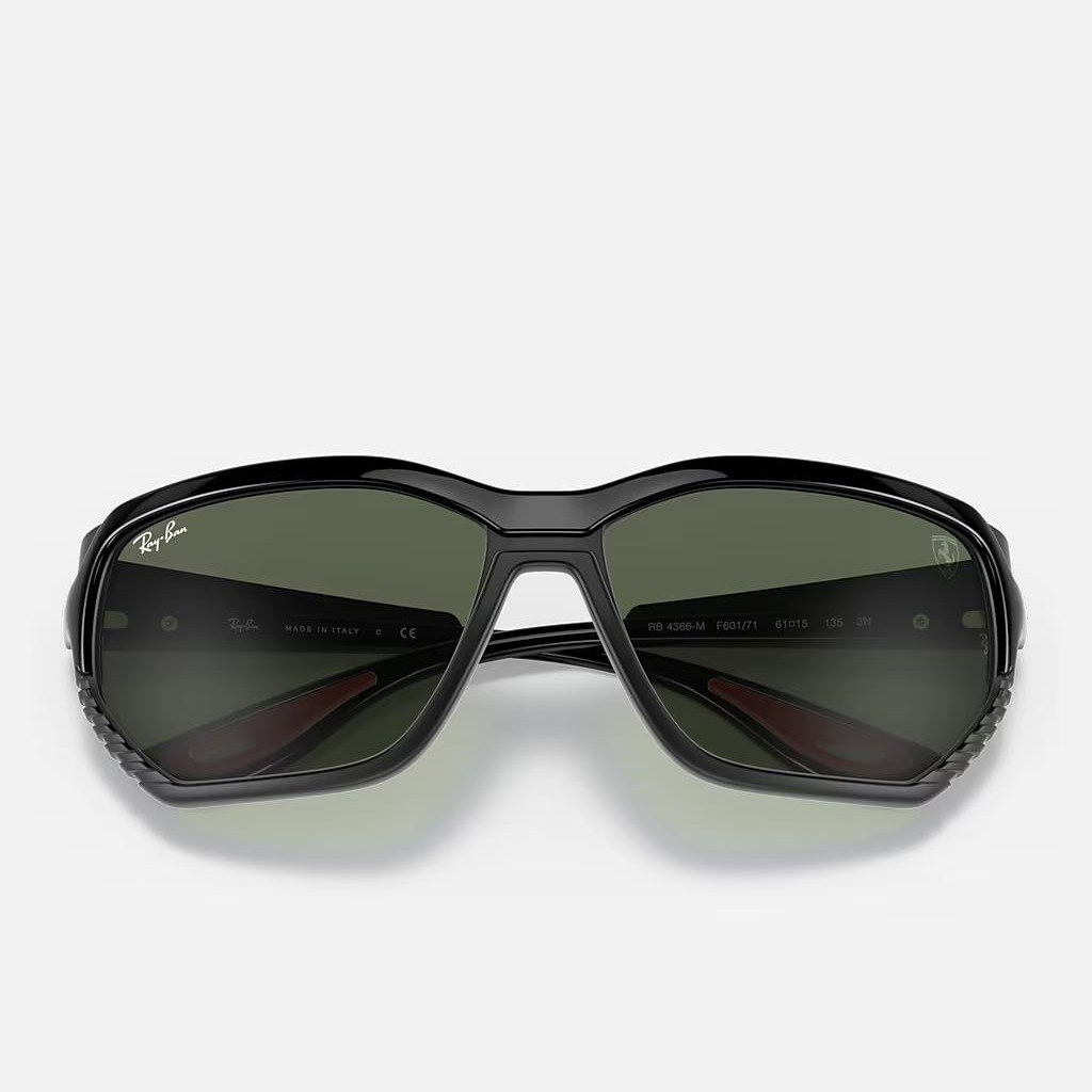 Kính Ray-Ban Rb4366M Scuderia Ferrari Collection Đen Xanh Lá