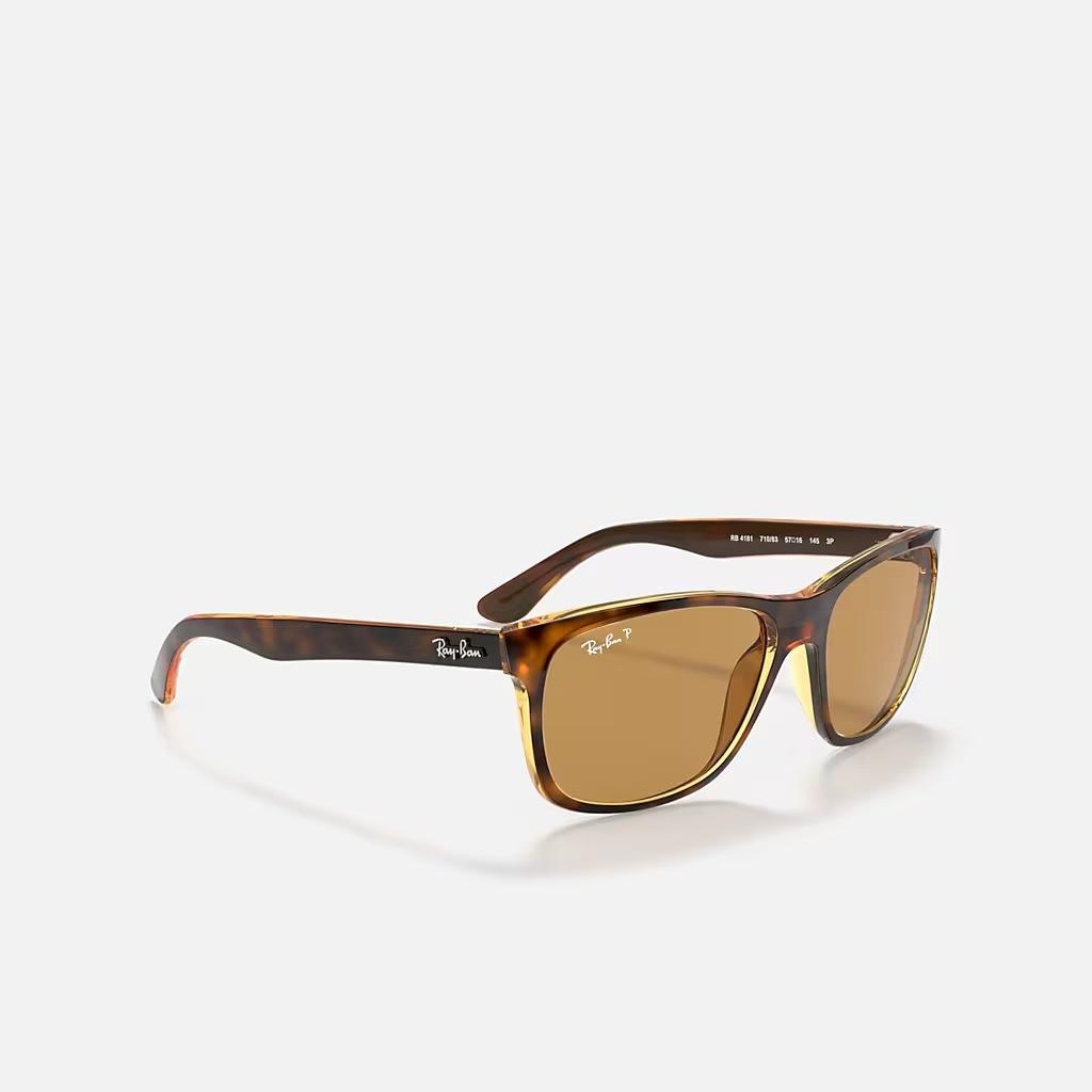 Kính Ray-Ban Rb4181 Polarized Nâu Sáng