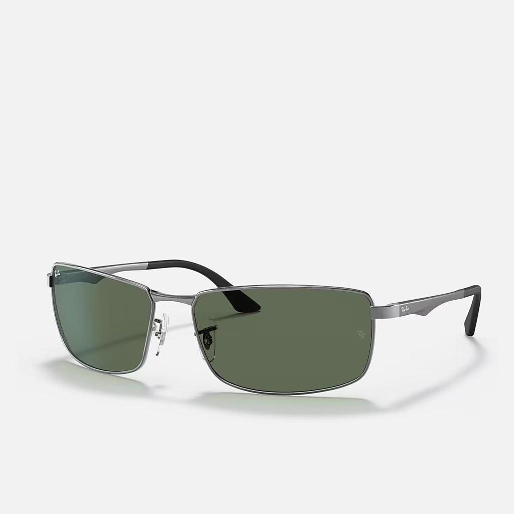 Kính Ray-Ban Rb3498 Xám Xanh Lá