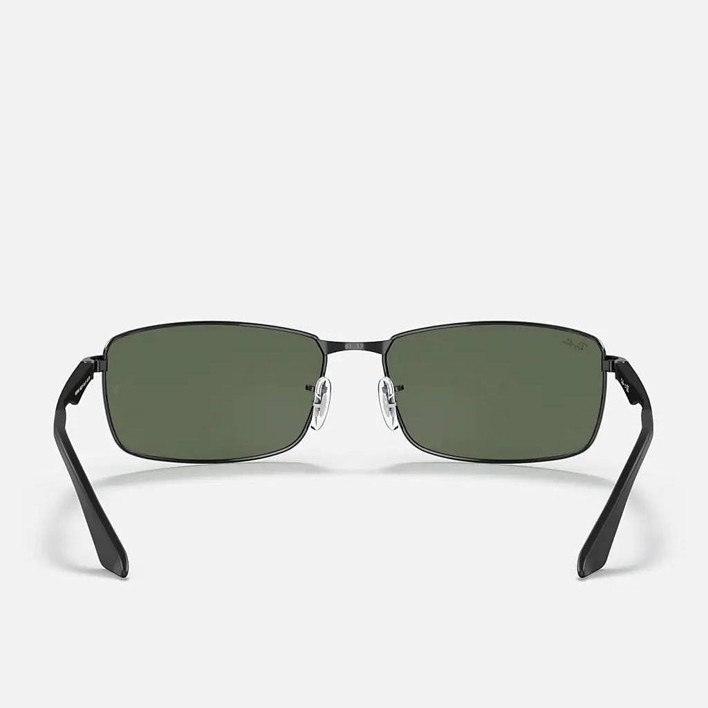 Kính Ray-Ban Rb3498 Đen Xanh Lá