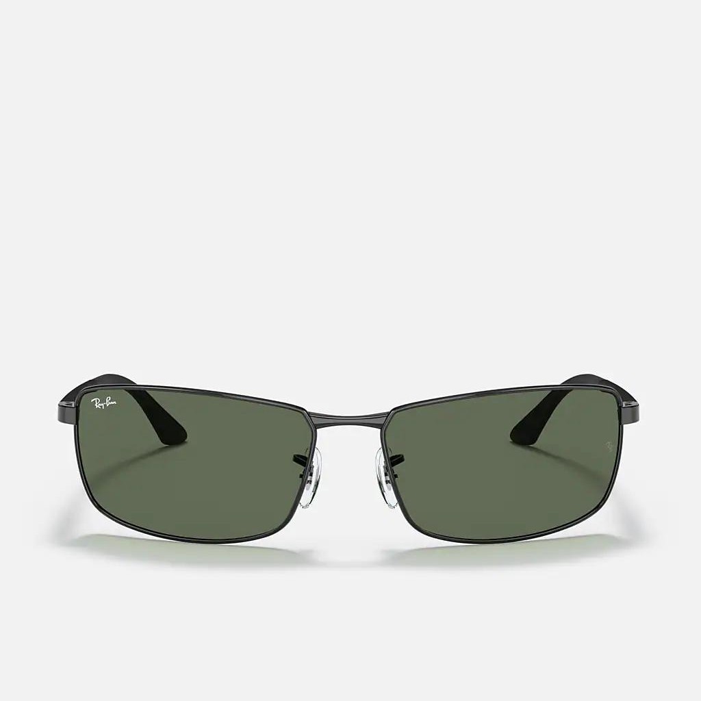 Kính Ray-Ban Rb3498 Đen Xanh Lá