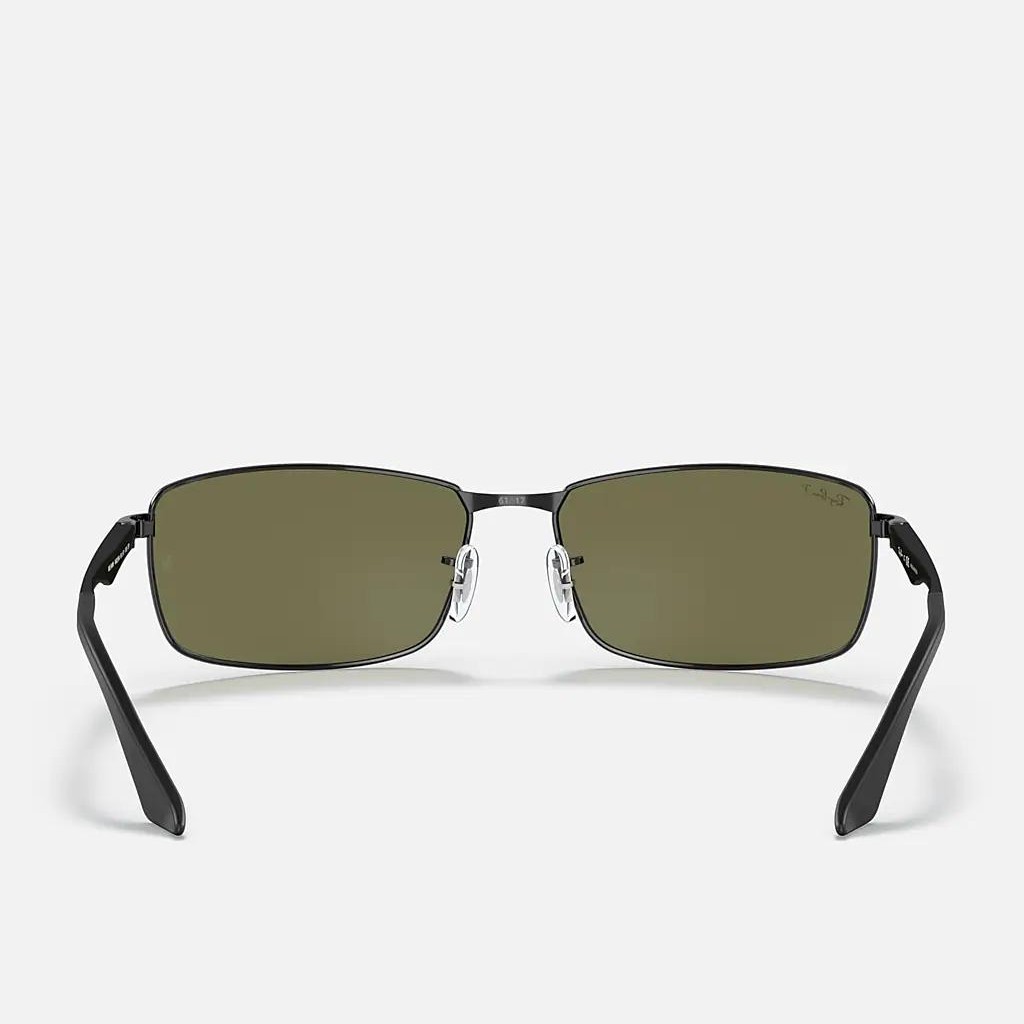 Kính Ray-Ban Rb3498 Polarized Đen Xanh Lá