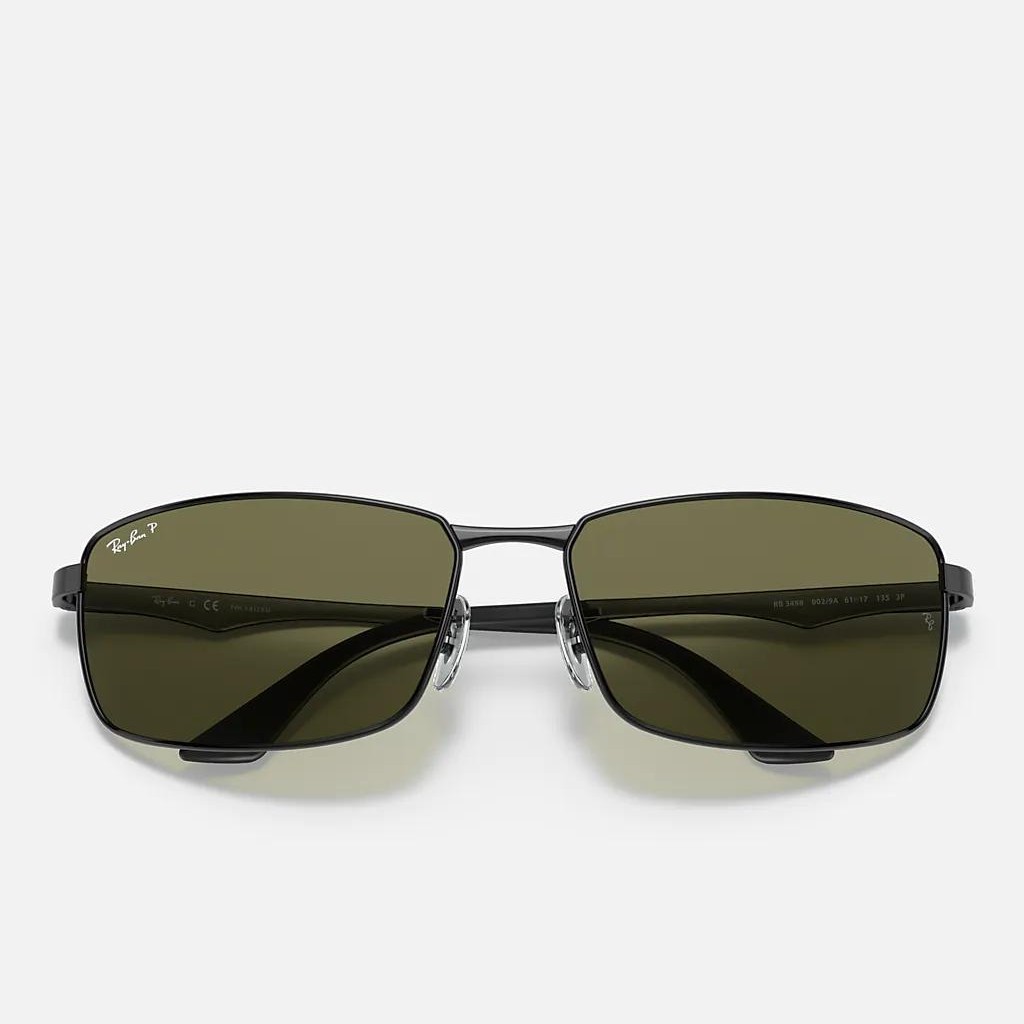 Kính Ray-Ban Rb3498 Polarized Đen Xanh Lá