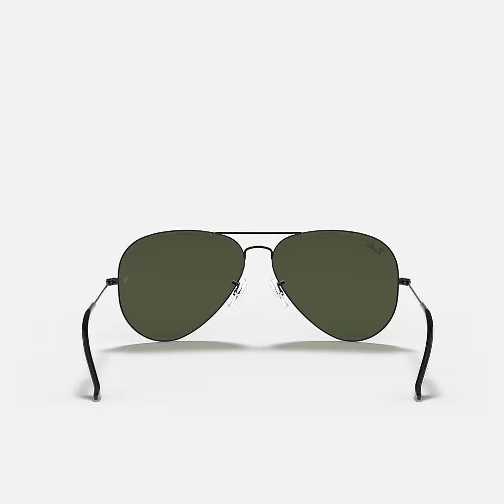 Kính Ray-Ban Aviator Large Metal II Đen Xanh Lá