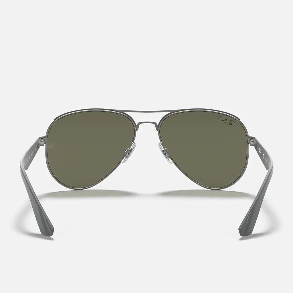 Kính Ray-Ban Rb3523 Xám Nhám Xanh Lá