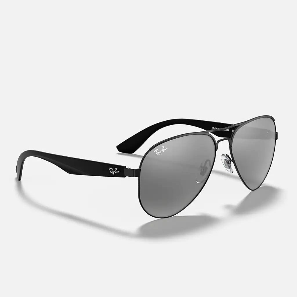 Kính Ray-Ban Rb3523 Đen Nhám Xám