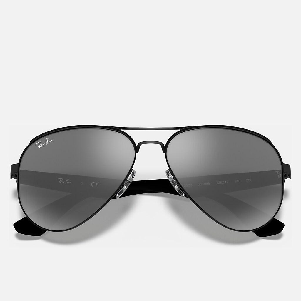 Kính Ray-Ban Rb3523 Đen Nhám Xám