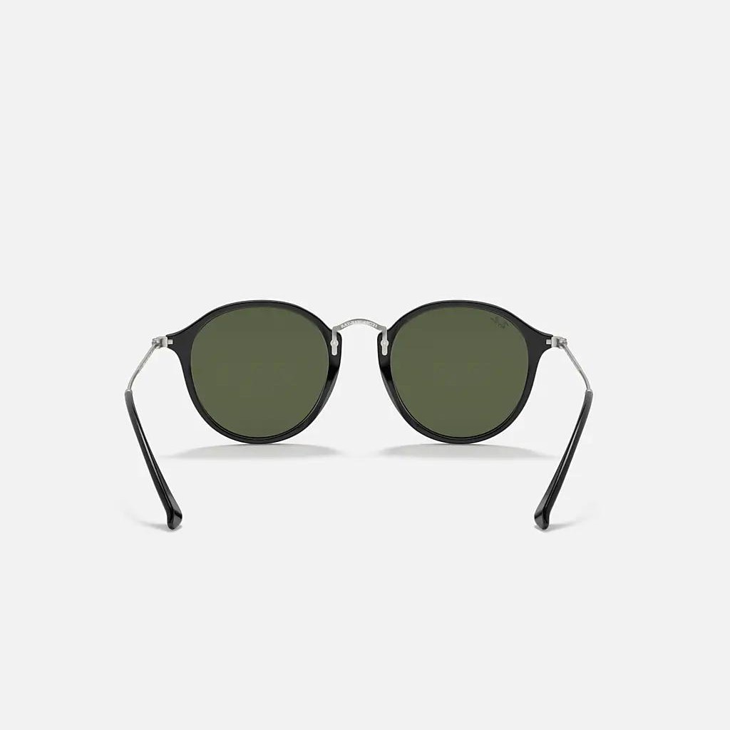 Kính Ray-Ban Round Fleck Đen Xanh Lá