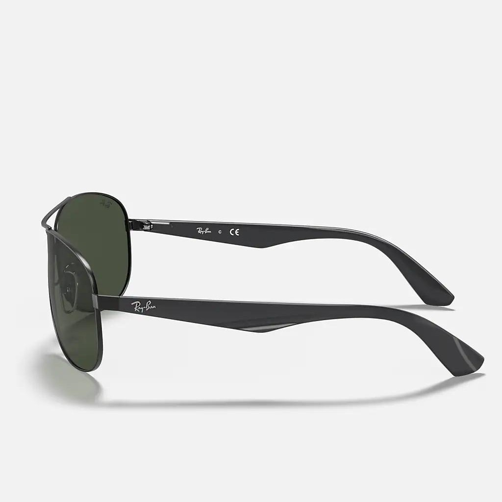 Kính Ray-Ban Rb3526 Đen Nhám Xanh Lá