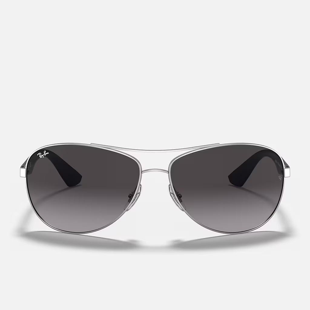 Kính Ray-Ban Rb3526 Bạc Nhám Xám