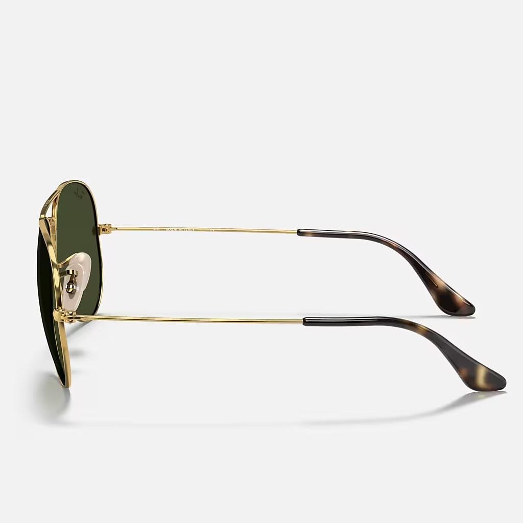 Kính Ray-Ban Aviator Havana Collection Vàng Xanh Lá