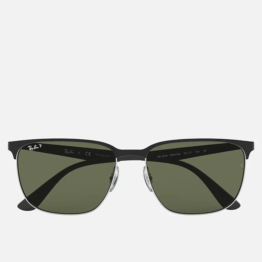 Kính Ray-Ban Rb3569 Đen Xanh Lá