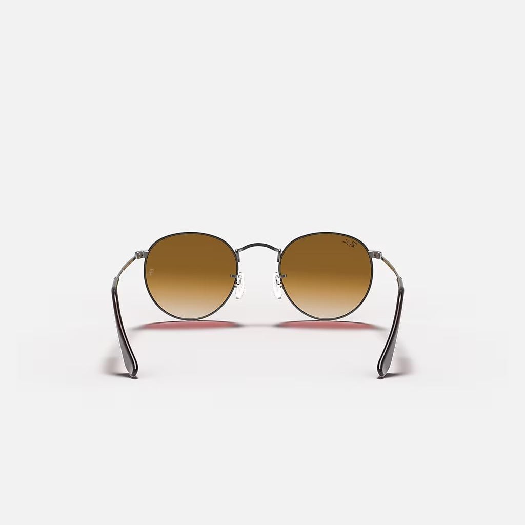 Kính Ray-Ban Round Flat Lenses Xám Nâu