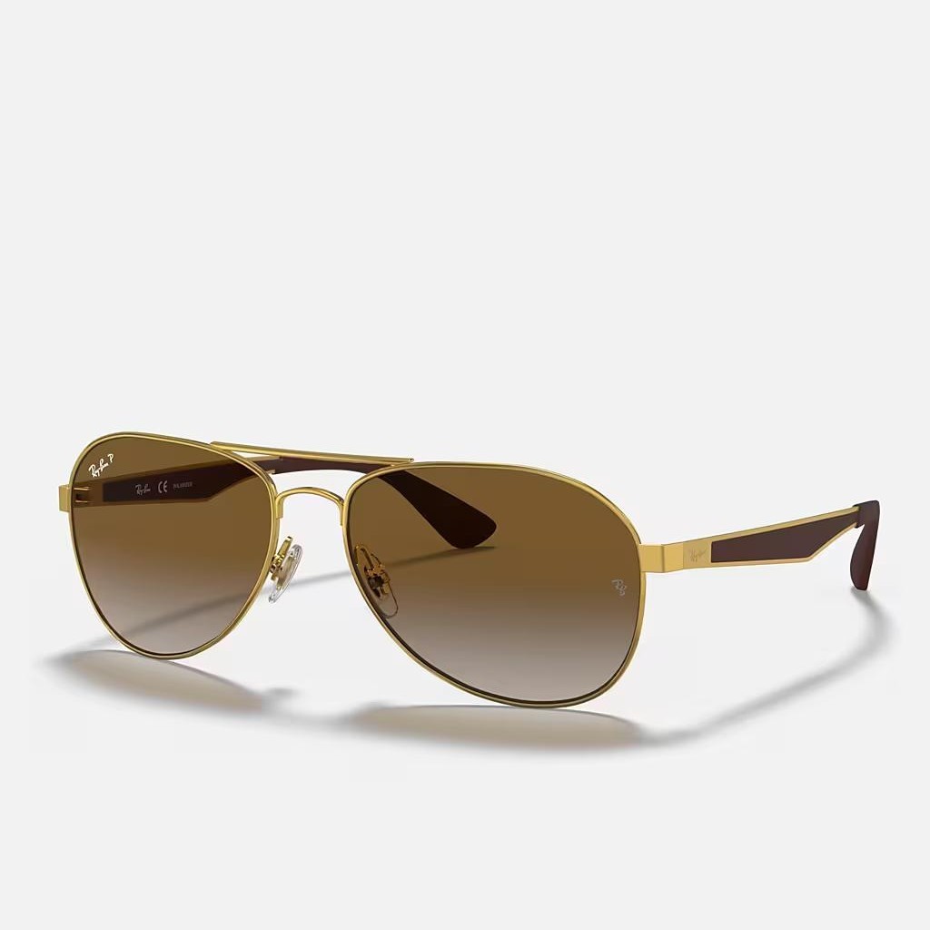 Kính Ray-Ban Rb3549 Vàng Nâu