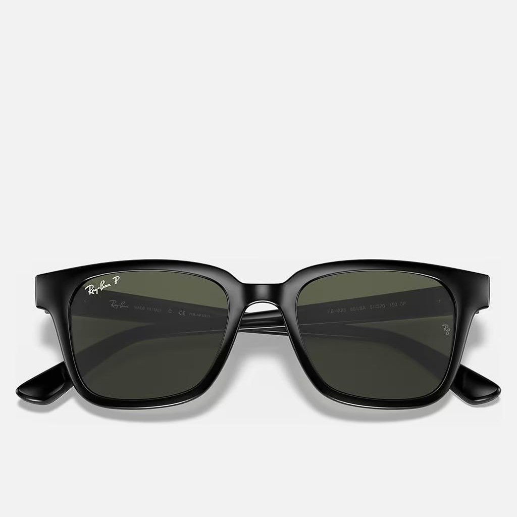 Kính Ray-Ban Rb4323 Polarized Đen Xanh Lá