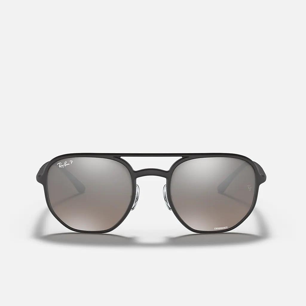 Kính Ray-Ban Rb4321Ch Chromance Đen Nhám Bạc