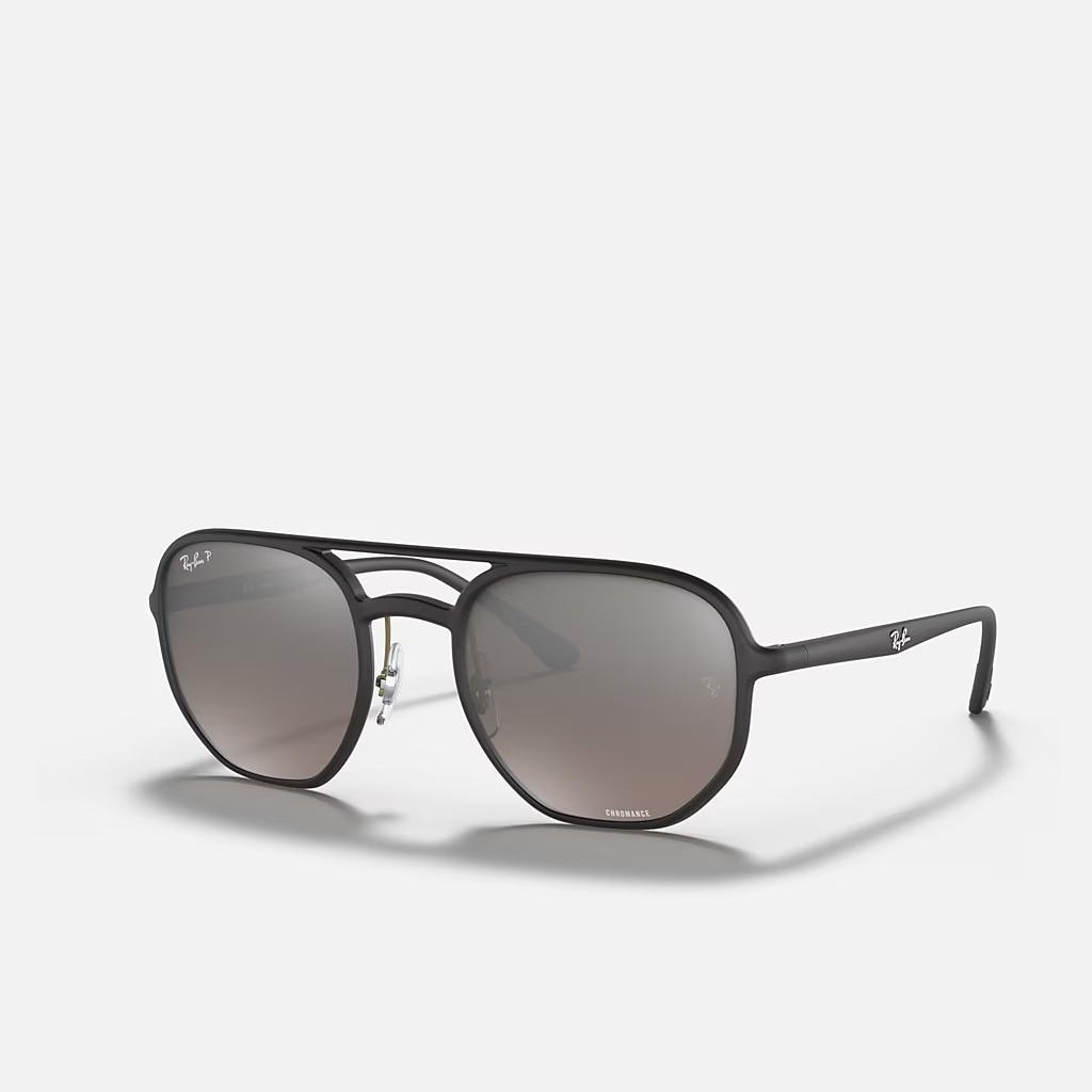 Kính Ray-Ban Rb4321Ch Chromance Đen Nhám Bạc