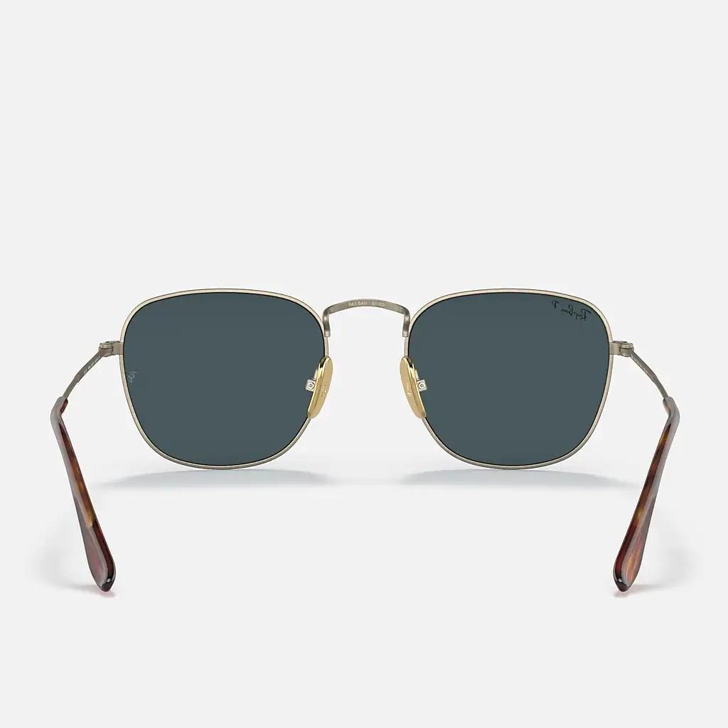 Kính Ray-Ban Frank Titanium Polarized Vàng Đen Xanh Dương