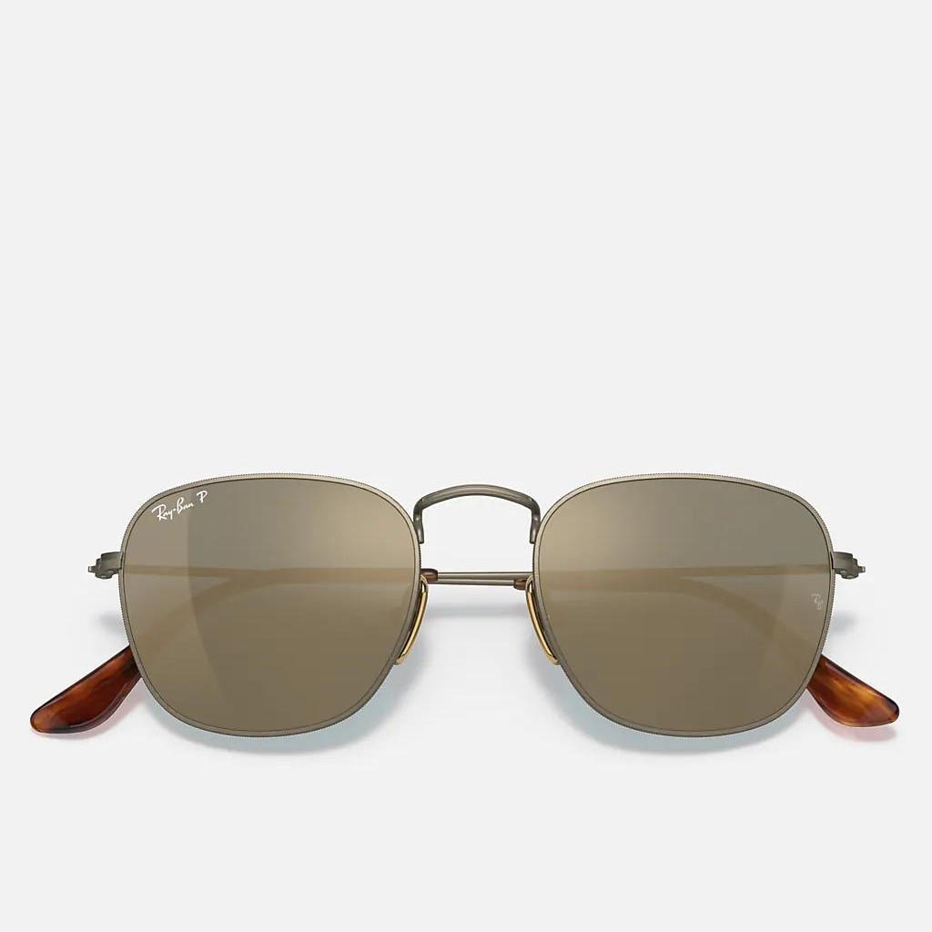 Kính Ray-Ban Frank Titanium Polarized Vàng Đen Xanh Dương