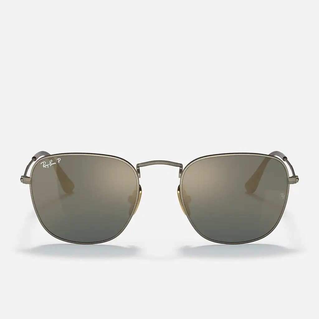 Kính Ray-Ban Frank Titanium Polarized Vàng Đen Xanh Dương