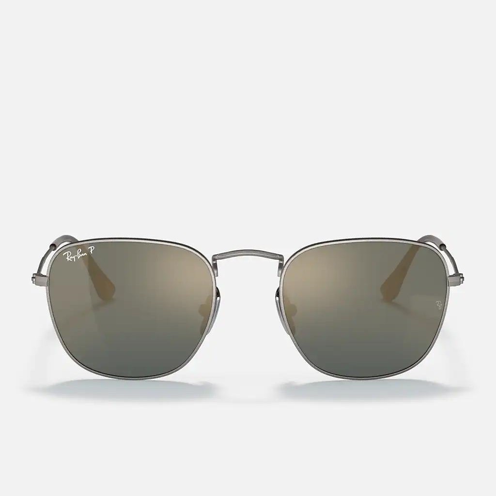 Kính Ray-Ban Frank Titanium Polarized Xám Xanh Dương