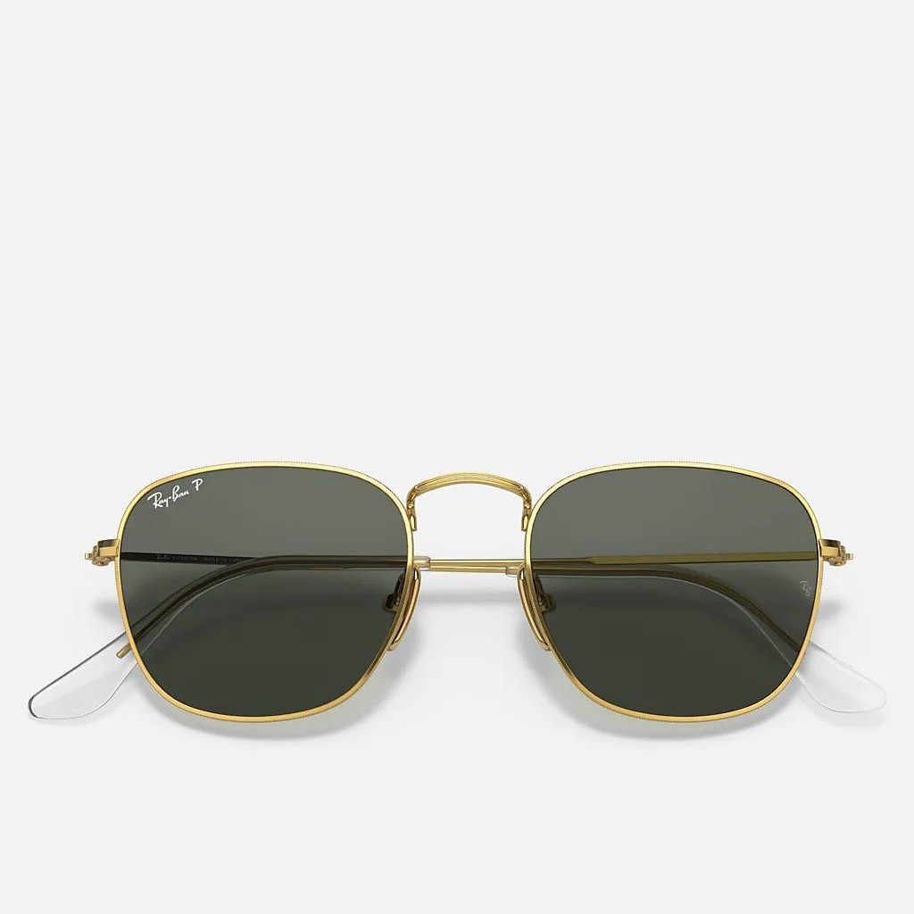 Kính Ray-Ban Frank Titanium Polarized Vàng Xanh Lá