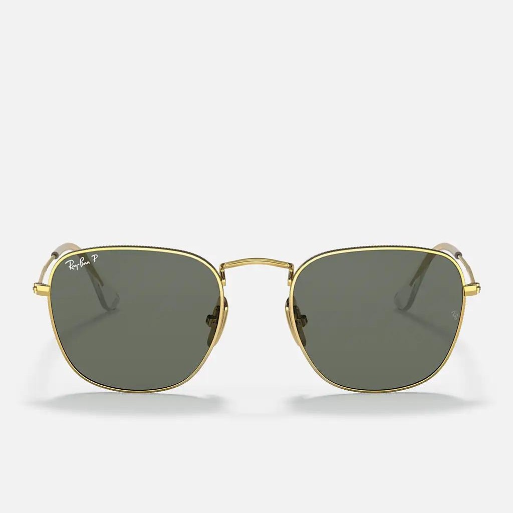 Kính Ray-Ban Frank Titanium Polarized Vàng Xanh Lá