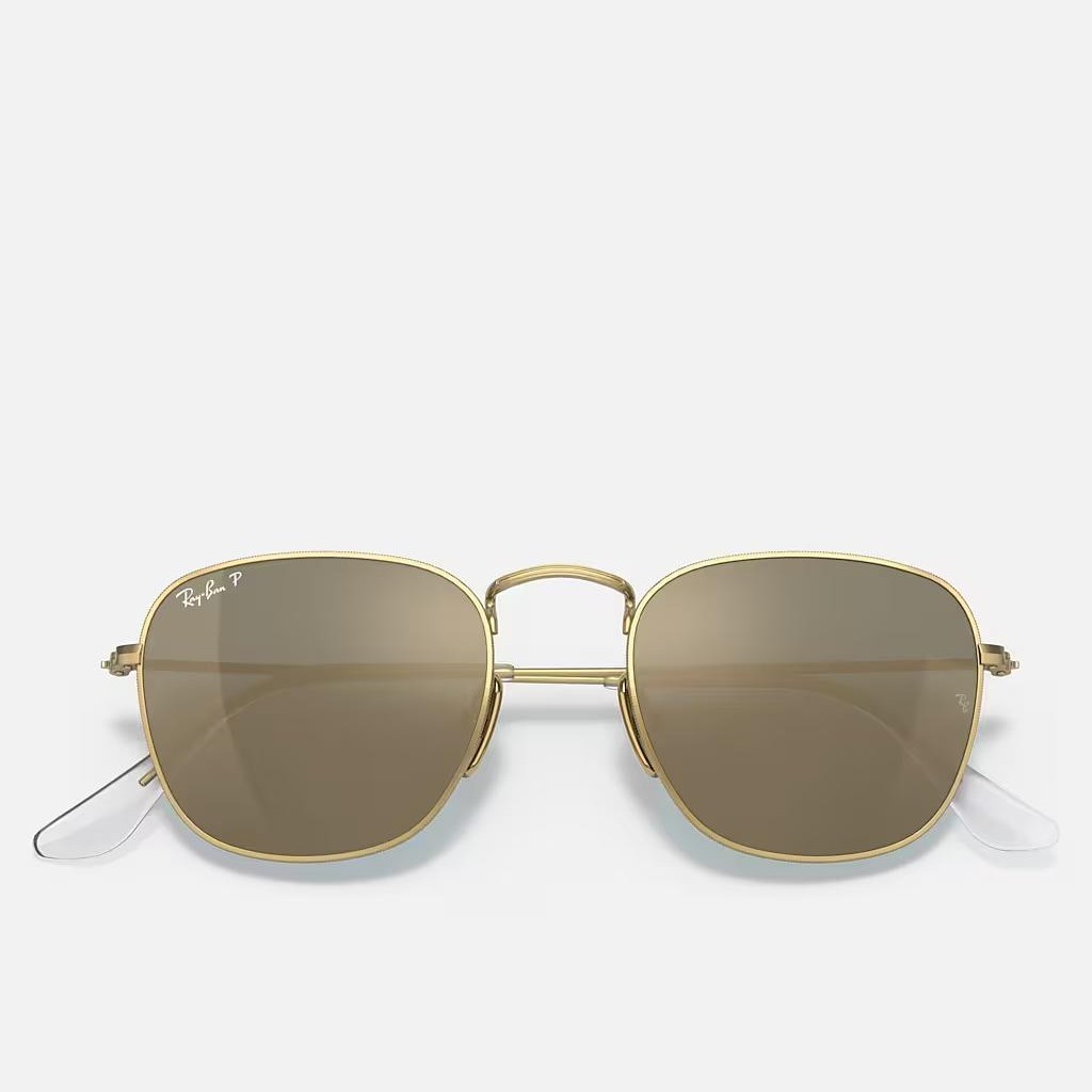 Kính Ray-Ban Frank Titanium Polarized Vàng Xanh Dương