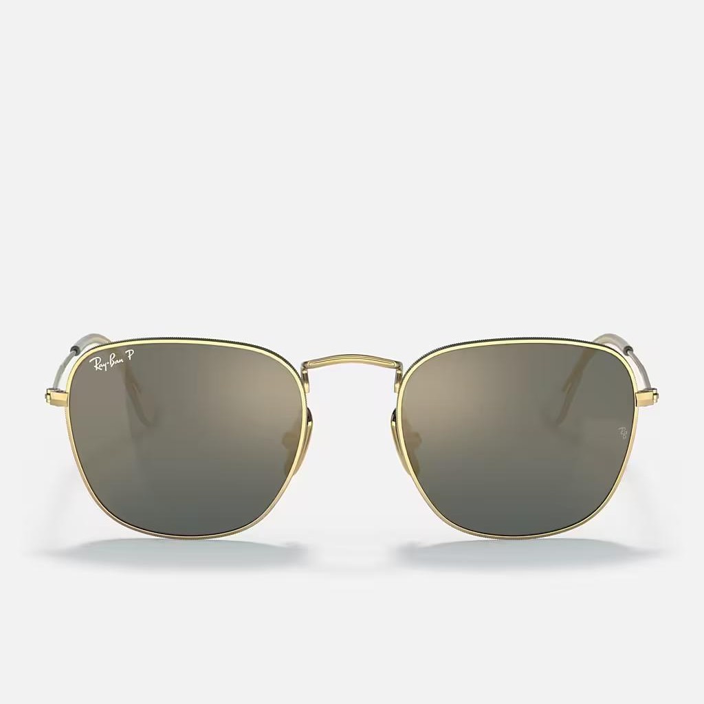 Kính Ray-Ban Frank Titanium Polarized Vàng Xanh Dương