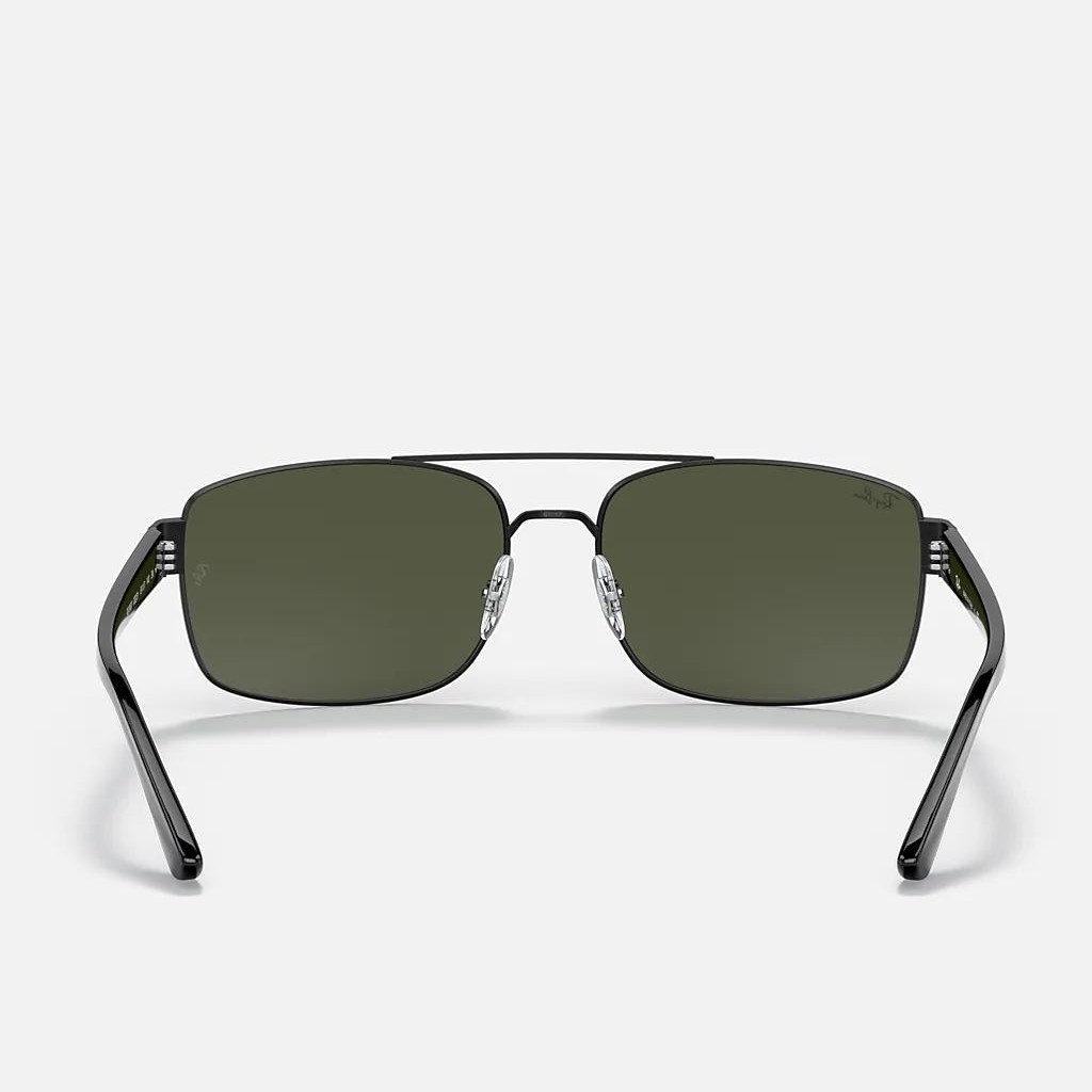 Kính Ray-Ban Rb3687 Đen Xanh Lá