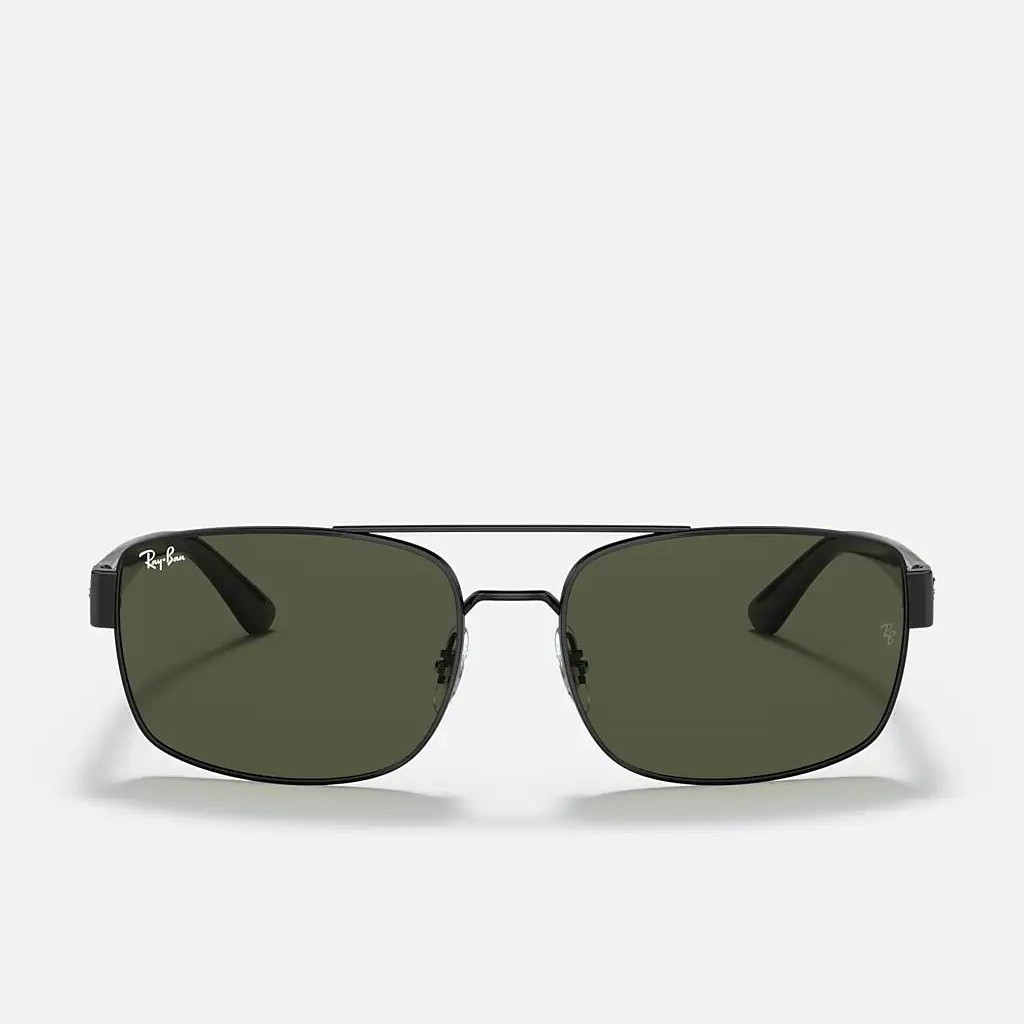 Kính Ray-Ban Rb3687 Đen Xanh Lá