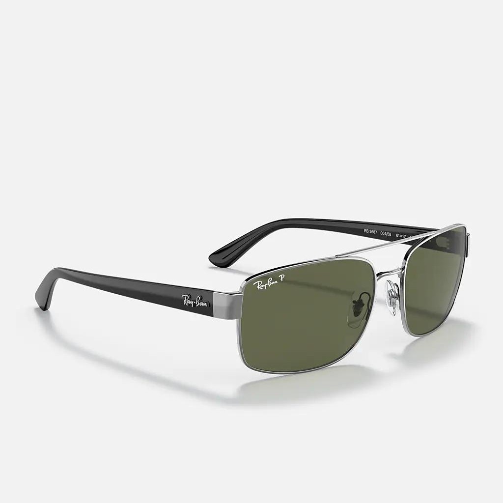 Kính Ray-Ban Rb3687 Xám Xanh Lá