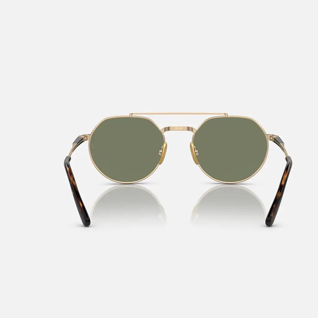 Kính Ray-Ban Jack Ii Titanium Vàng Xanh Lá