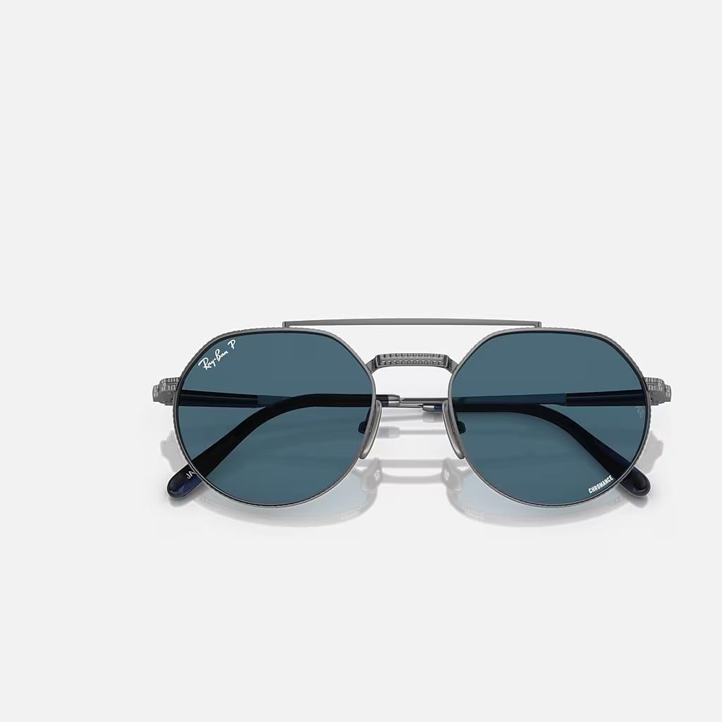 Kính Ray-Ban Jack Ii Titanium Xám Xanh Dương