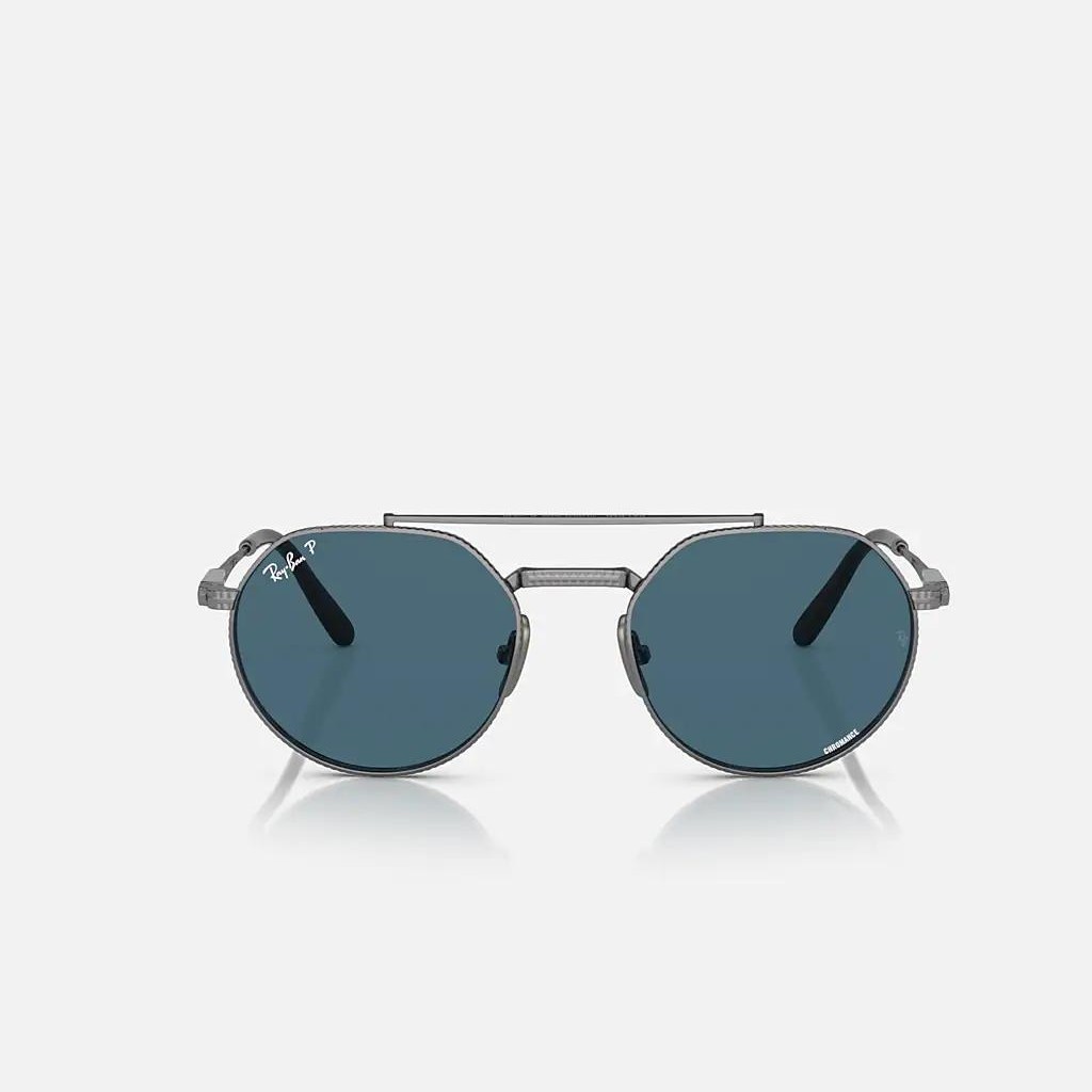 Kính Ray-Ban Jack Ii Titanium Xám Xanh Dương