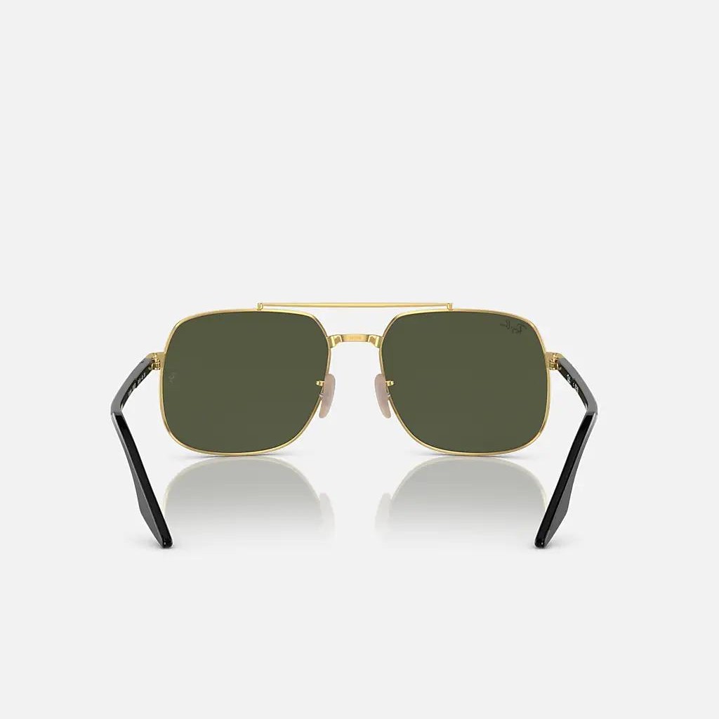 Kính Ray-Ban Rb3699 Đen Vàng Xanh Lá