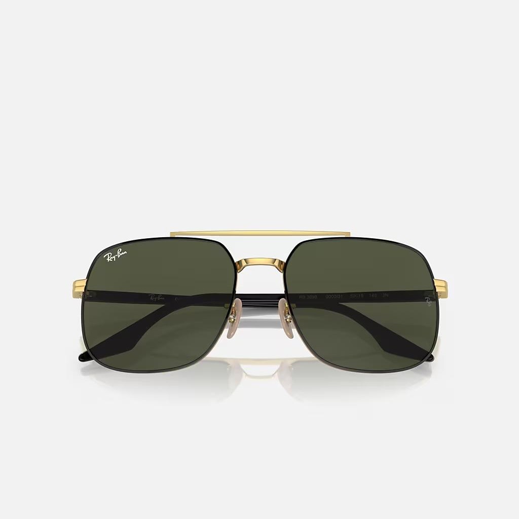 Kính Ray-Ban Rb3699 Đen Vàng Xanh Lá