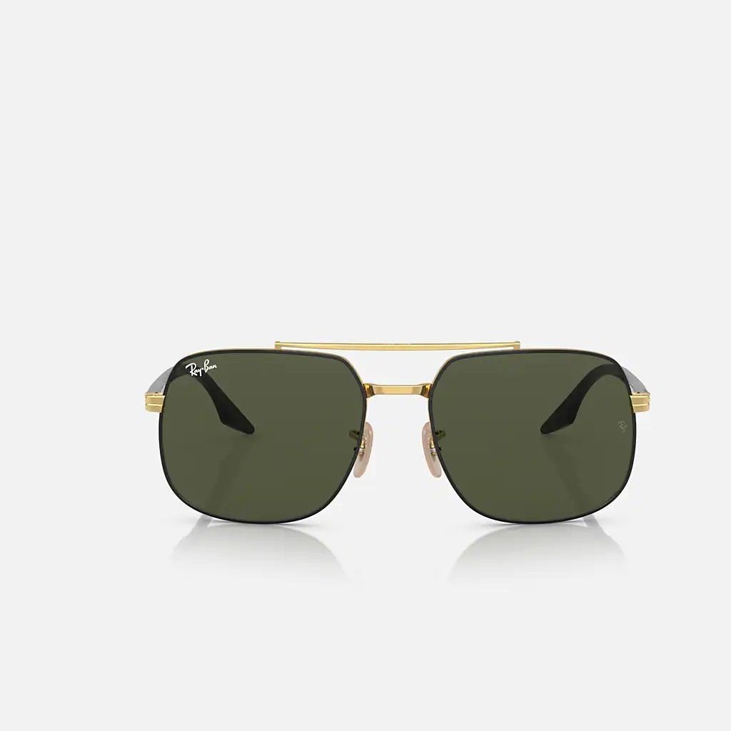 Kính Ray-Ban Rb3699 Đen Vàng Xanh Lá