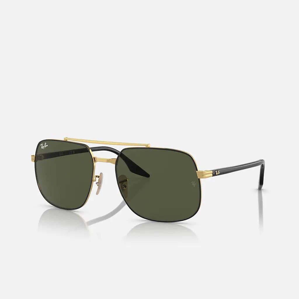 Kính Ray-Ban Rb3699 Đen Vàng Xanh Lá