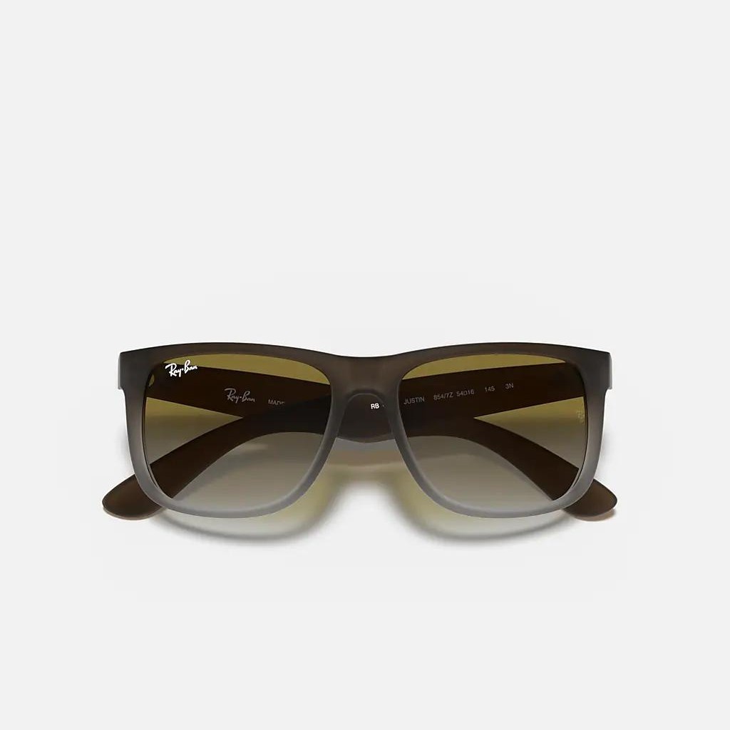 Kính Ray-Ban Justin Classic Nâu Nhám Xanh Lá